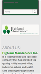 Mobile Screenshot of highlandmaintenance.com