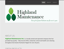 Tablet Screenshot of highlandmaintenance.com